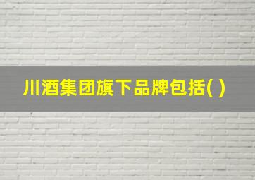 川酒集团旗下品牌包括( )